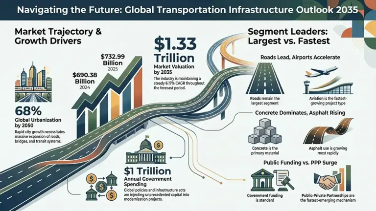 Transportation Infrastructure Market to See Big Jump by 2035