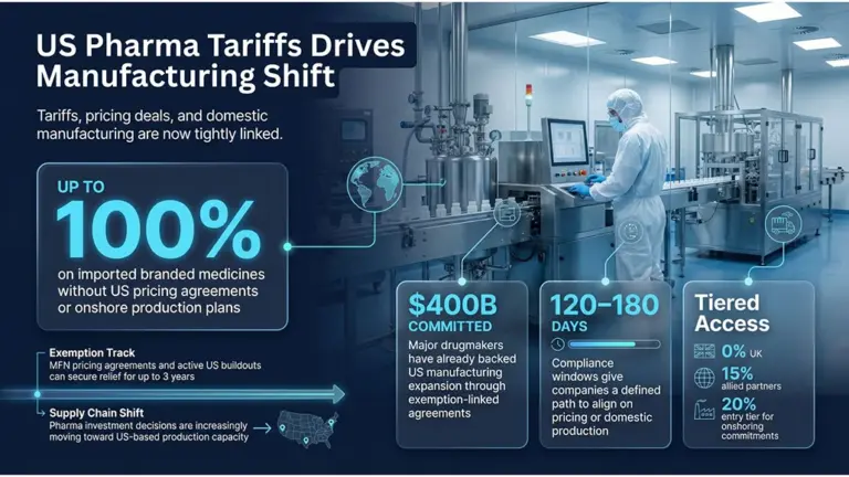 Trump Announces 100% US Pharma Tariffs for Patented Drugs