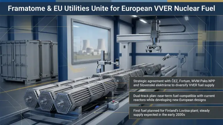 VVER Fuel Agreement Advances Framatome EU Nuclear Plans