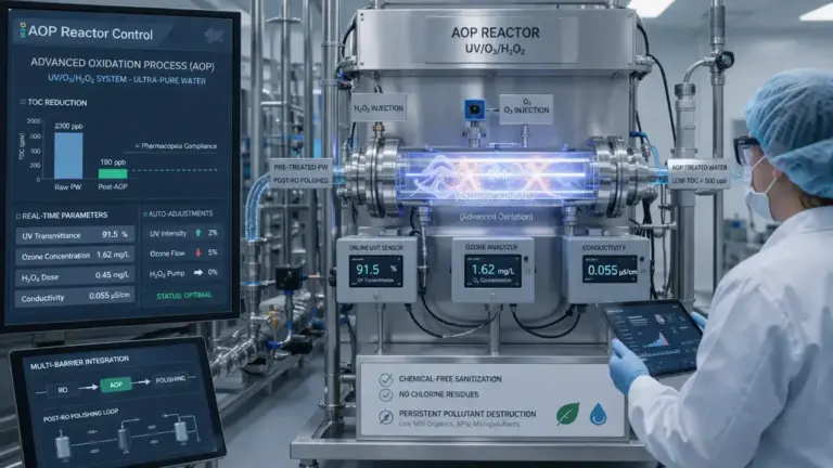 Advanced Oxidation for Pharma Water Treatment Systems