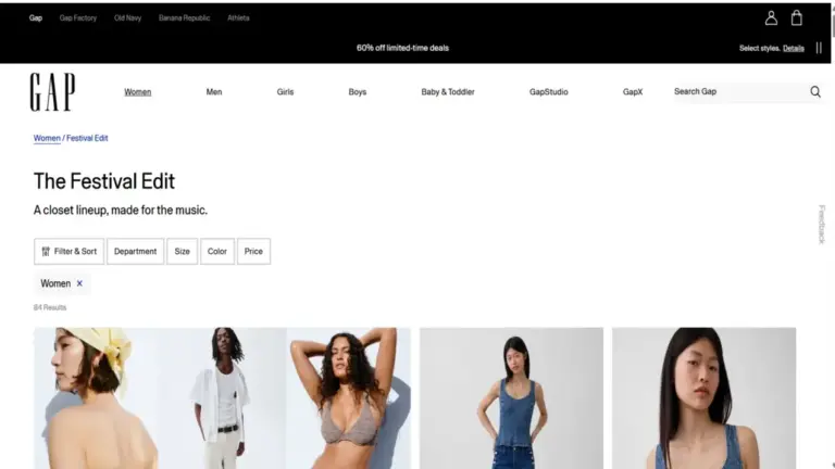 Gap Uses AI Sizing and Google Tools to Cut Checkout Friction