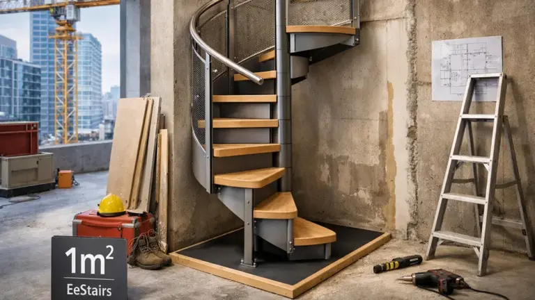 Engineering compact staircases for urban construction