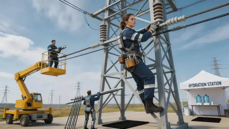 Ergonomics Improving Efficiency in Transmission Worksites