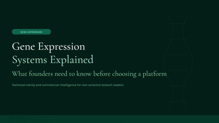 Gene Expression Systems Explained for Biotech Founders