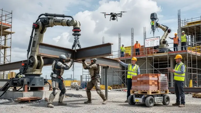 Human-Robot Collaboration for Safer Construction Work
