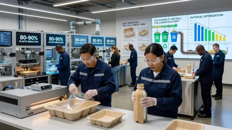 Integration of Moulded Fibre in Hybrid Packaging Formats