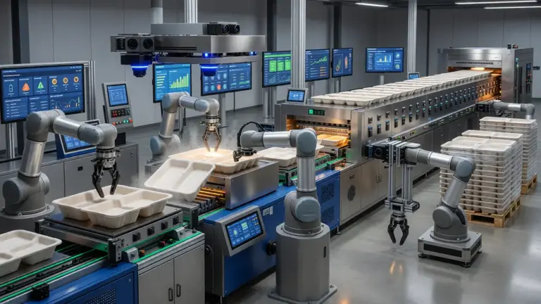 Automation Trends in Moulded Fibre Packaging Production