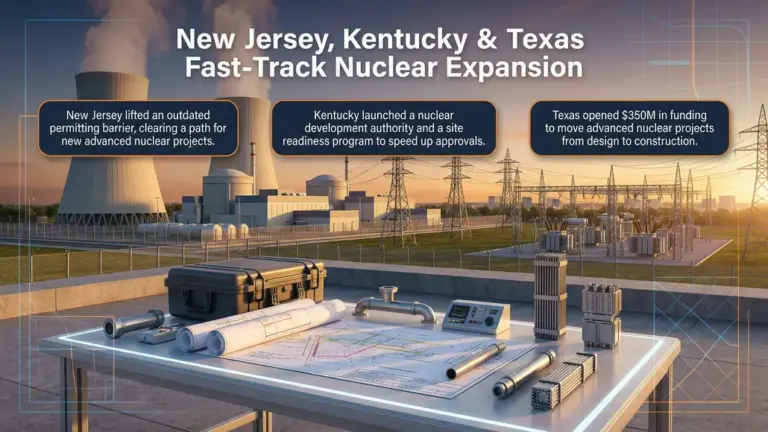 Nuclear Expansion Gains Traction Across Three US States
