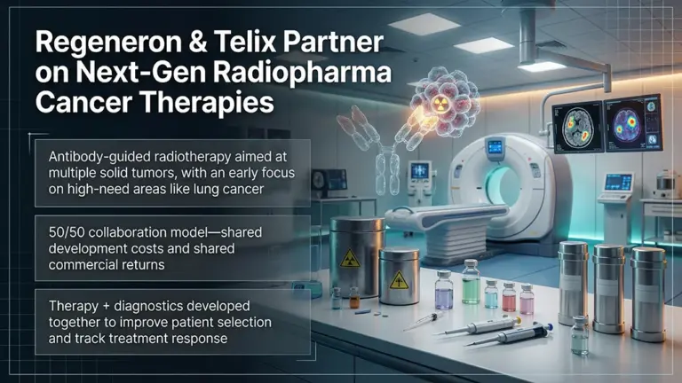 Regeneron Telix Radiopharma Deal Targets Cancer Therapies