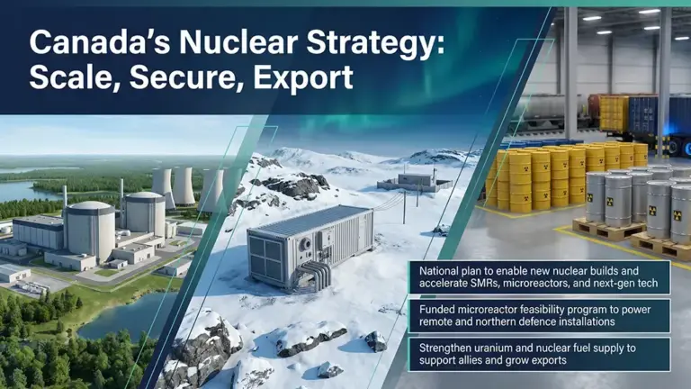 Canada Nuclear Strategy Boosts Microreactor Investments
