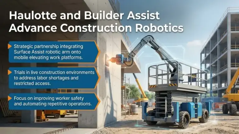 Haulotte and Builder Assist Advance Construction Robotics