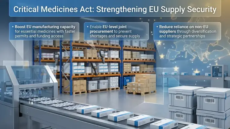 EU Advances Critical Medicines Act to Cut Import Reliance