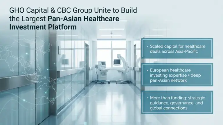 GHO Capital and CBC Group to Build the Largest Pan-Asian Healthcare Investment Platform