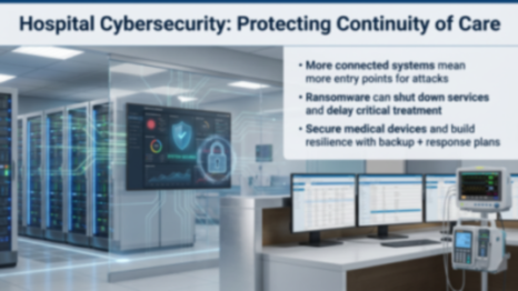 Hospital Cybersecurity: Managing Digital Healthcare Risk