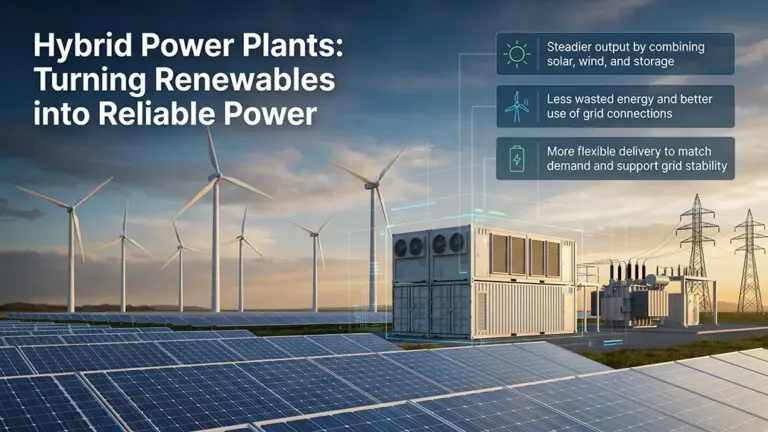 Hybrid Power Plants: Integrating Solar, Wind and Storage