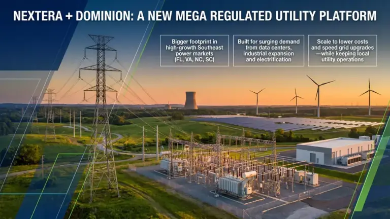 NextEra Energy and Dominion Energy Merge to Form World’s Largest Regulated Utility