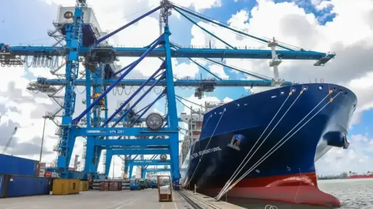Port of Mombasa Welcomes 1st LNG-powered Container Ship