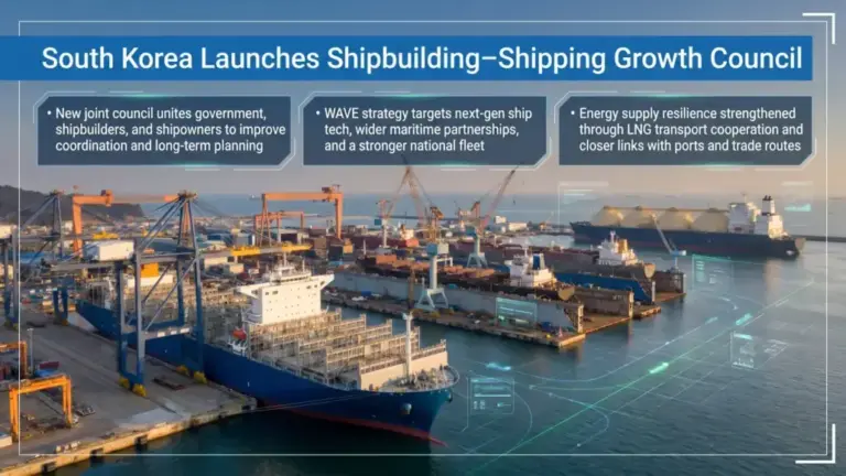S Korea to Boost Shipbuilding and Shipping with New Council