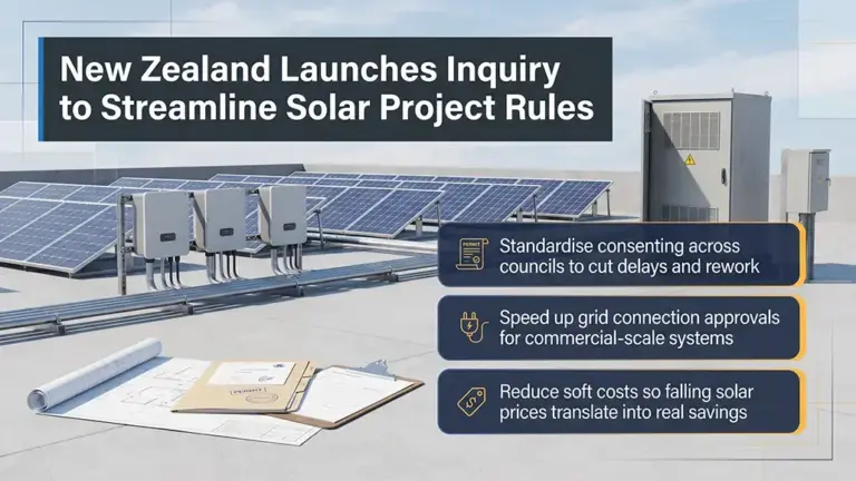 New Zealand Government Initiates Review of Solar Installation Regulations