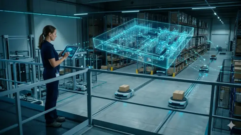 Digital Twins Optimizing Warehouse Operations Efficiency