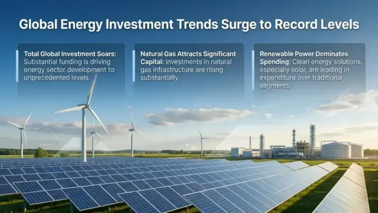IEA Projects Global Energy Investment to Hit $3.4 Tn in 2026