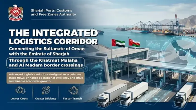 Sharjah Customs Starts Integrated Logistics Corridor to Oman