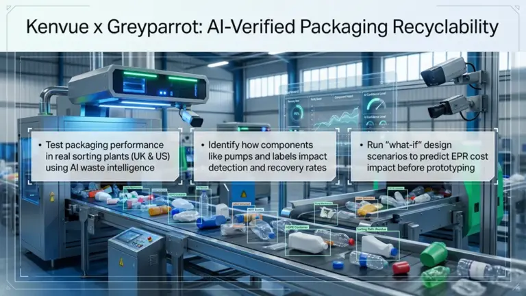 Kenvue and Greyparrot Partner to Improve Packaging Circularity with AI