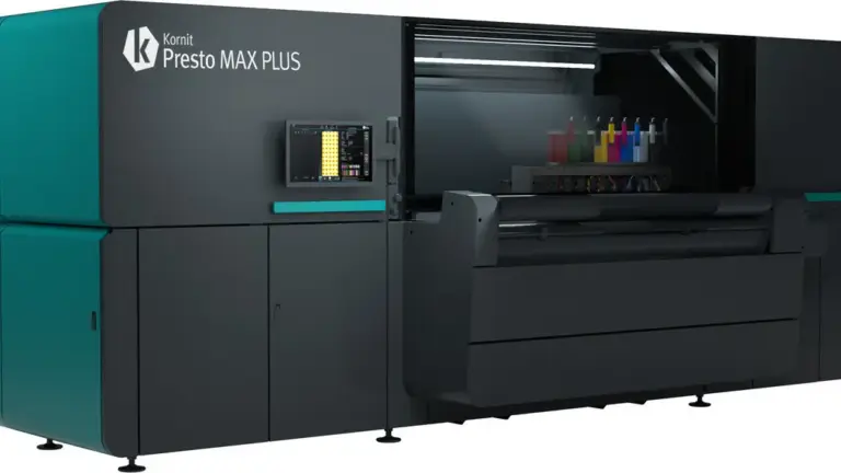 Kornit Digital Expands Digital Production into Footwear and Technical Textiles with Presto MAX PLUS