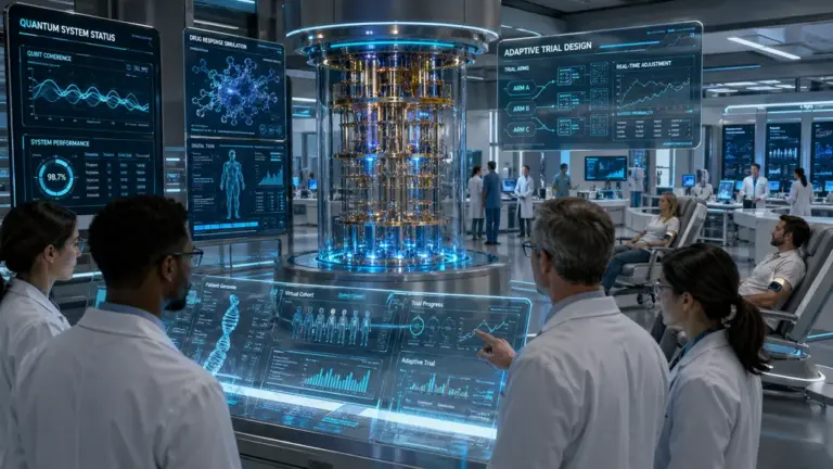Quantum Computing Enhancing Clinical Trial Design