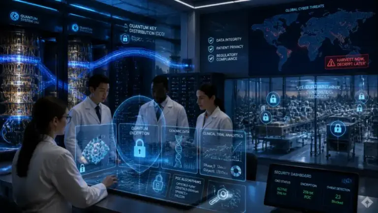 Quantum security strengthening pharma data protection