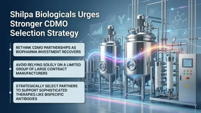 Shilpa Biologicals Urges Stronger CDMO Selection Strategy