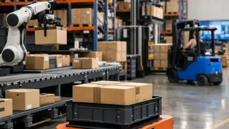 Smart Warehouse Automation Driving Logistics Efficiency