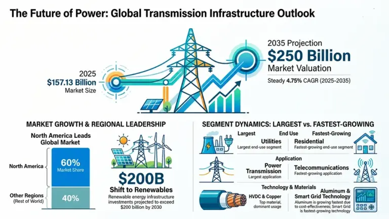 Transmission Infrastructure Market to Grow Strongly by 2035