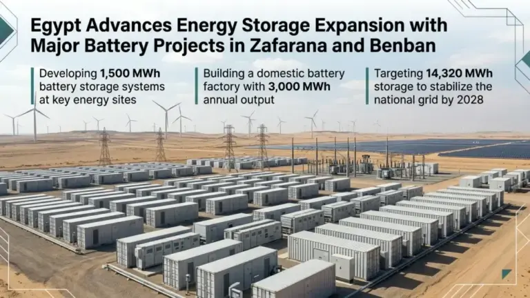 Egypt Inks Agreement for 1500 MWh Battery Storage Project