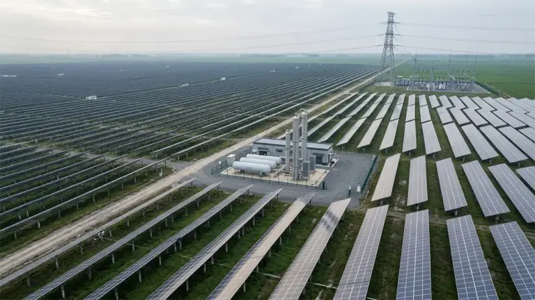Hydrogen-Storage Project with 50% Green Hydrogen Co-Firing