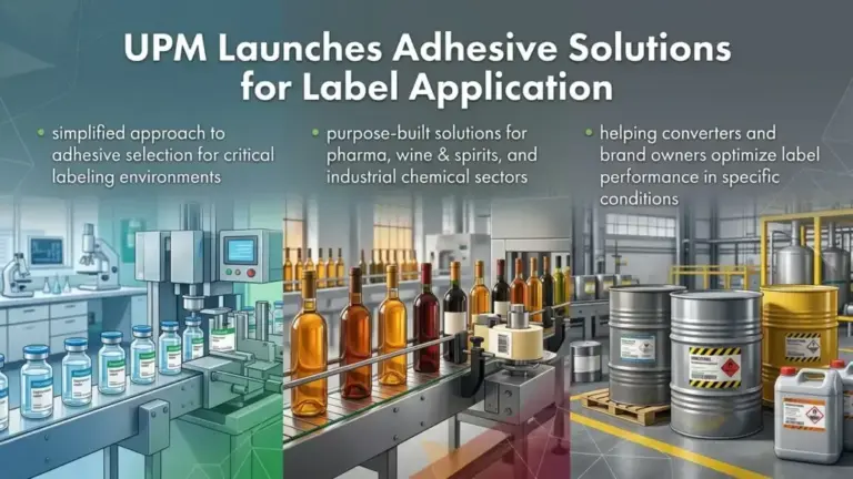 UPM Launches Adhesive Solutions for Label Application
