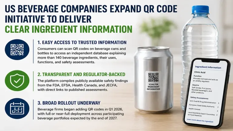 Beverage Firms Advance Ingredient Transparency with QR Codes