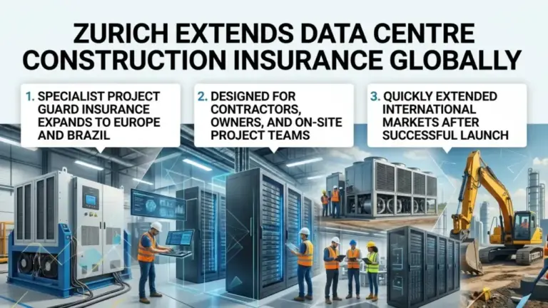 Zurich Extends Data Centre Construction Insurance Globally