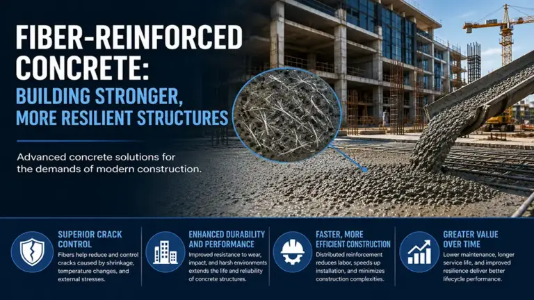 Fiber-Reinforced Concrete Strengthening Commercial Builds