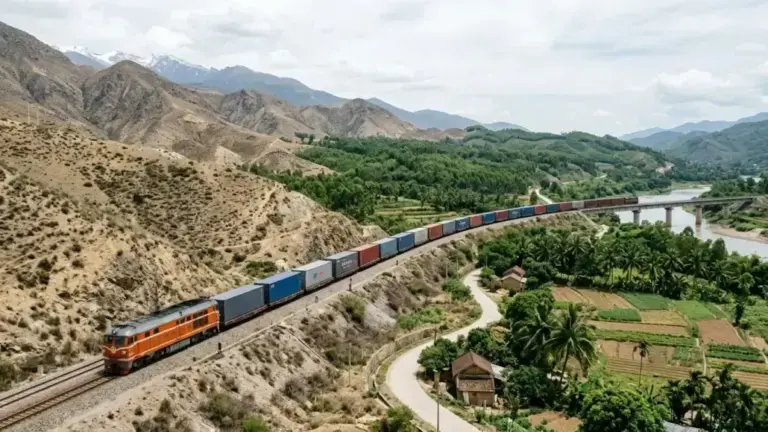 First International Freight Train Service Launched by China
