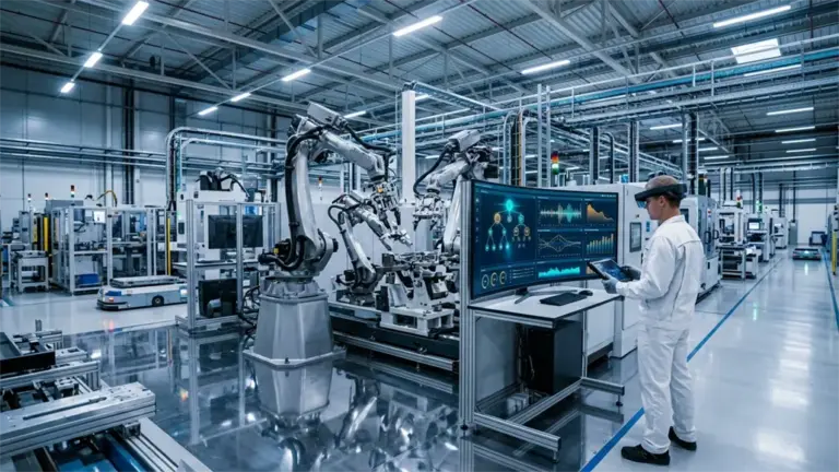 Four-Level Smart Factory System in Manufacturing Industry