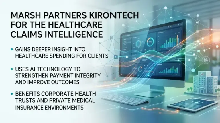 Marsh, Kirontech Partner for Healthcare Claims Intelligence