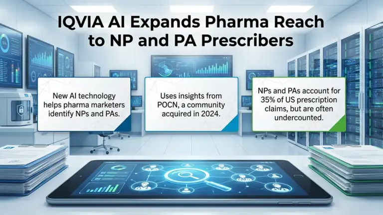 IQVIA AI Expands Pharma Reach to NP and PA Prescribers