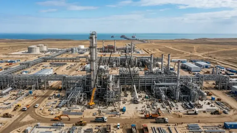 Kazakhstan Kashagan Gas Plant Project Enters Practical Phase
