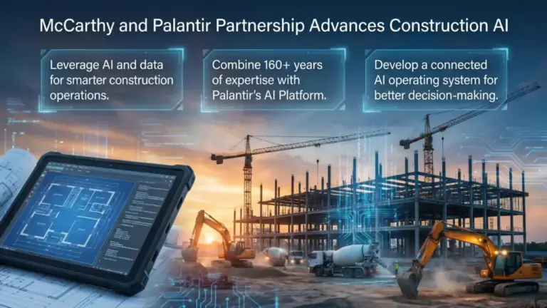 McCarthy and Palantir Partnership Advances Construction AI