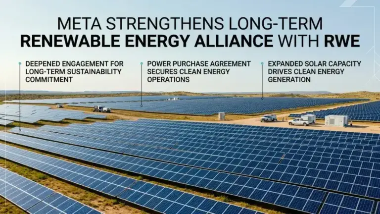Meta Expands Renewable Energy Partnership with RWE Through Major Solar Development Agreement
