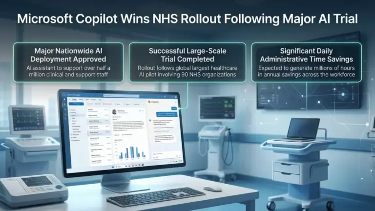 Microsoft Copilot Wins NHS Rollout Following Major AI Trial