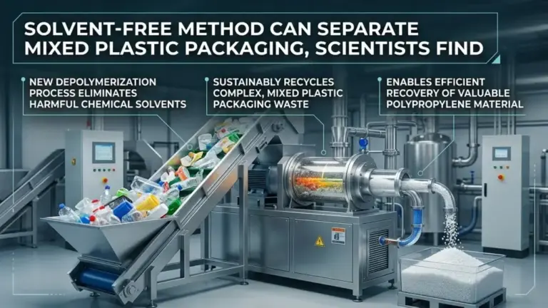 Solvent-Free Method Can Separate Mixed Plastic Packaging, Scientists Find