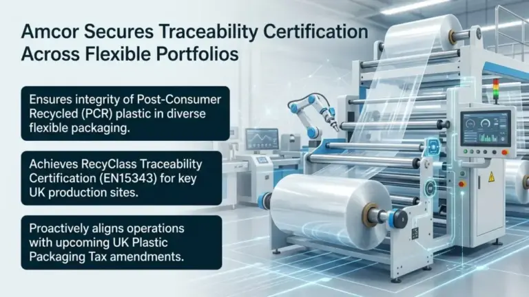 Amcor Secures RecyClass Certification Across Flexible Portfolios