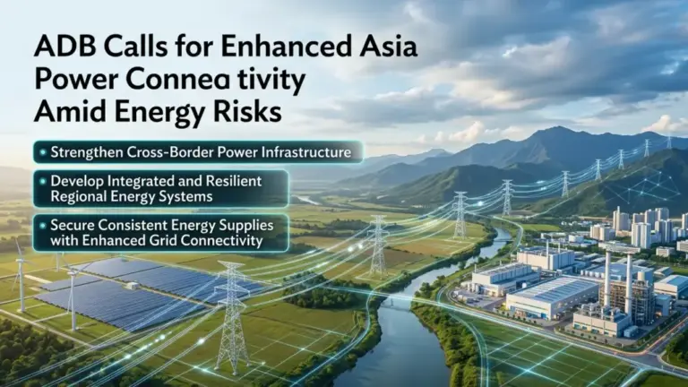 ADB Pushes Regional Power Connectivity Across Asia-Pacific